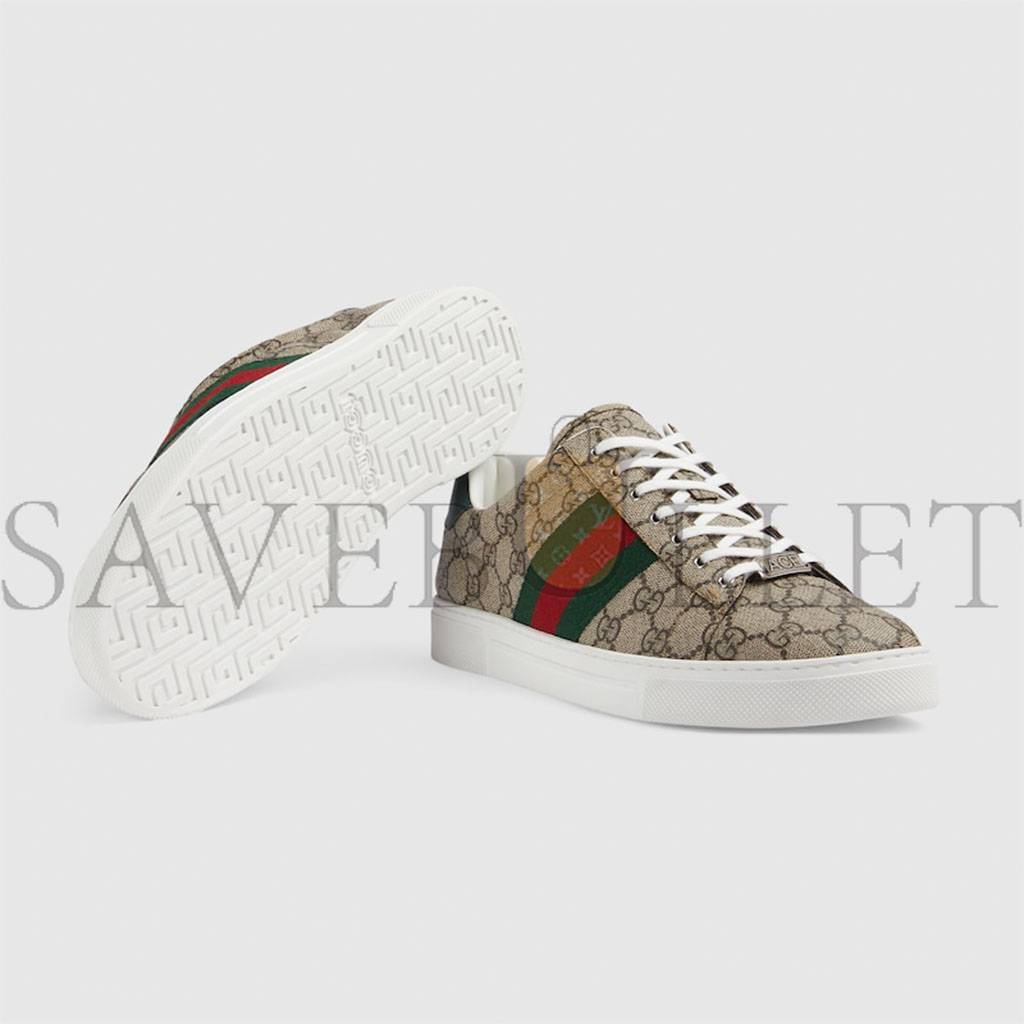 GUCCI MEN'S GUCCI ACE SNEAKER WITH WEB 760775 GUCCI MEN'S GUCCI ACE SNEAKER WITH WEB 760775